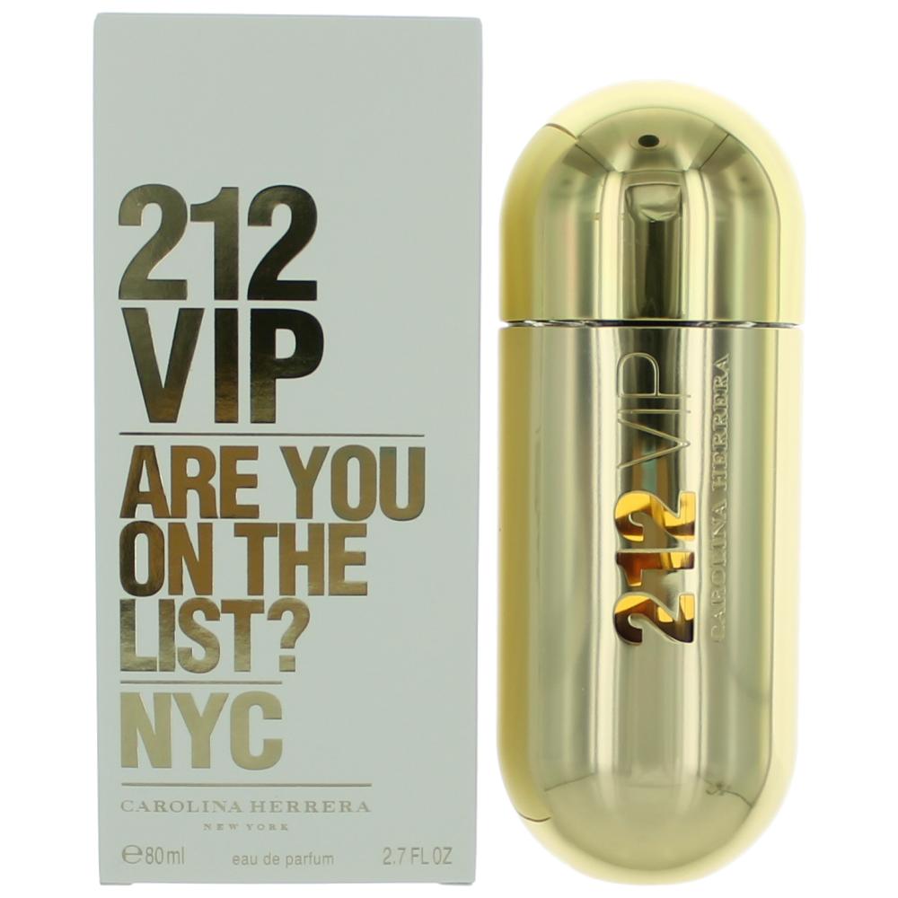 212 VIP by Carolina Herrera, 2.7 oz Eau De Parfum Spray for Women - 101 Perfume Plus