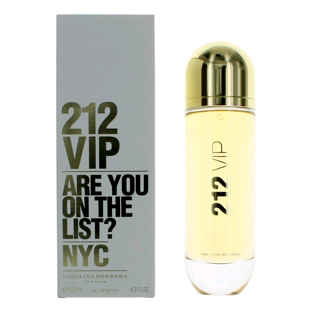212 VIP by Carolina Herrera, 4.2 oz Eau De Parfum Spray for Women - 101 Perfume Plus