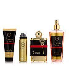 Armaf Le Femme 4 Pcs Set: 3.4 Eau de Parfum Spray + 1.7 Body Spray + 3.4 Body Lotion + 8.4 Body Mist