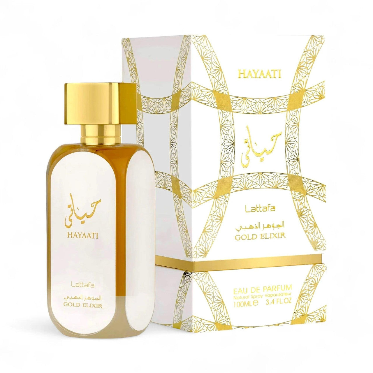 Lattafa Hayaati Gold Elixir 3.4 Eau de Parfum Spray