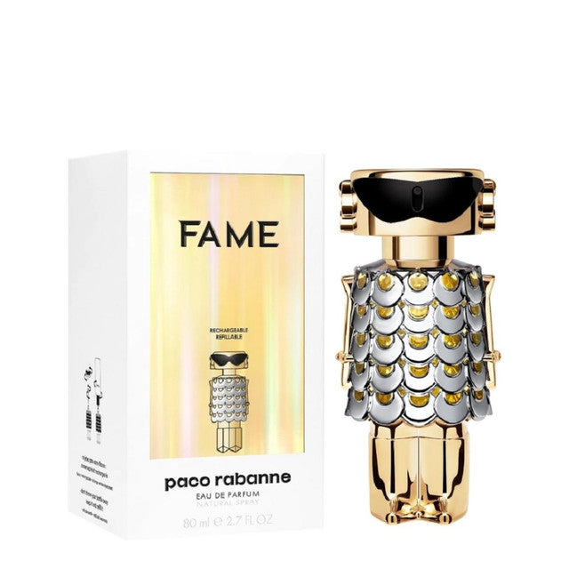 PACO RABANNE FAME 2.7 OZ EAU DE PARFUM REFILLABLE SPRAY FOR WOMEN