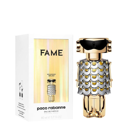 PACO RABANNE FAME 2.7 OZ EAU DE PARFUM REFILLABLE SPRAY FOR WOMEN