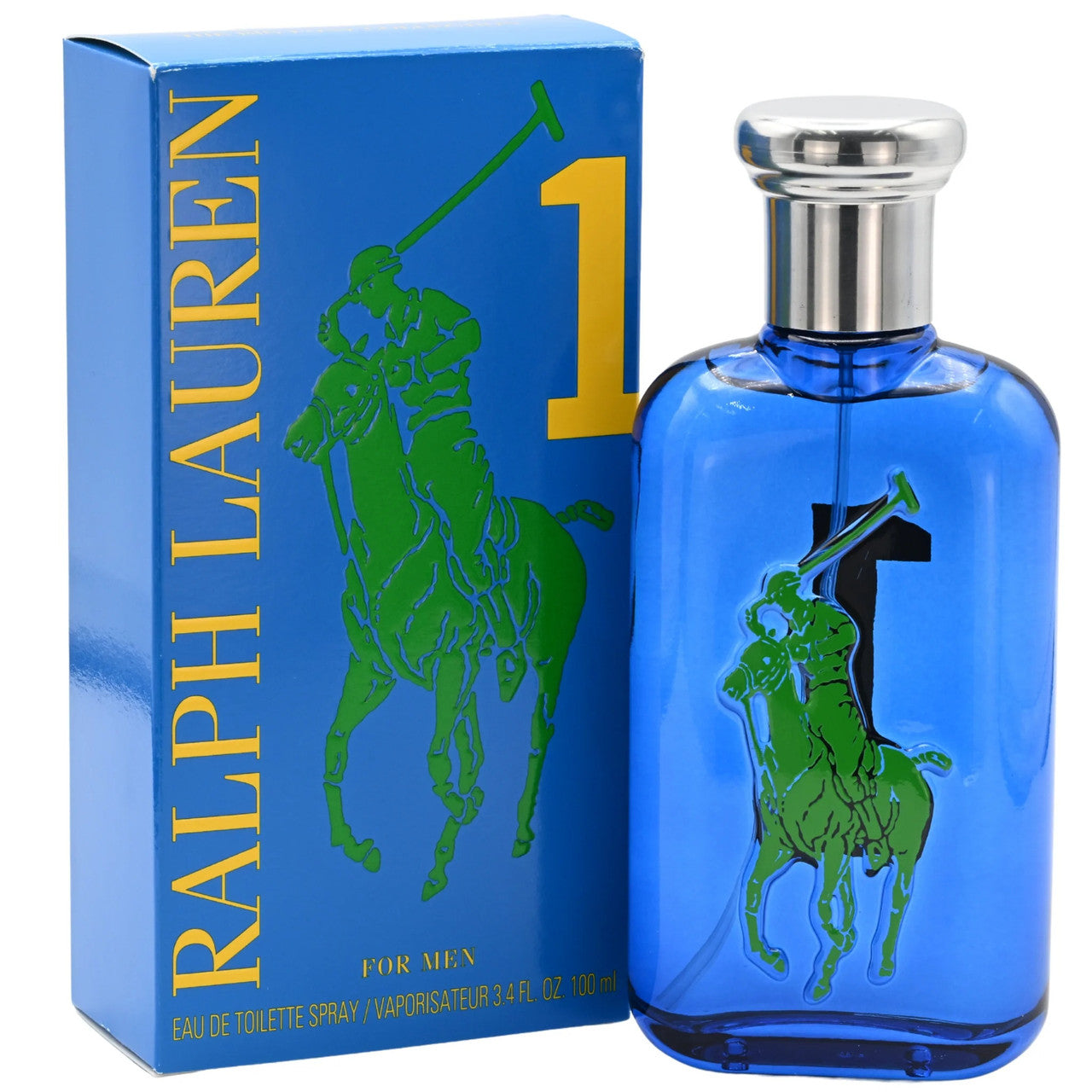 Polo Big Pony #1 Blue 3.4 Eau de Toilette Spray for Men