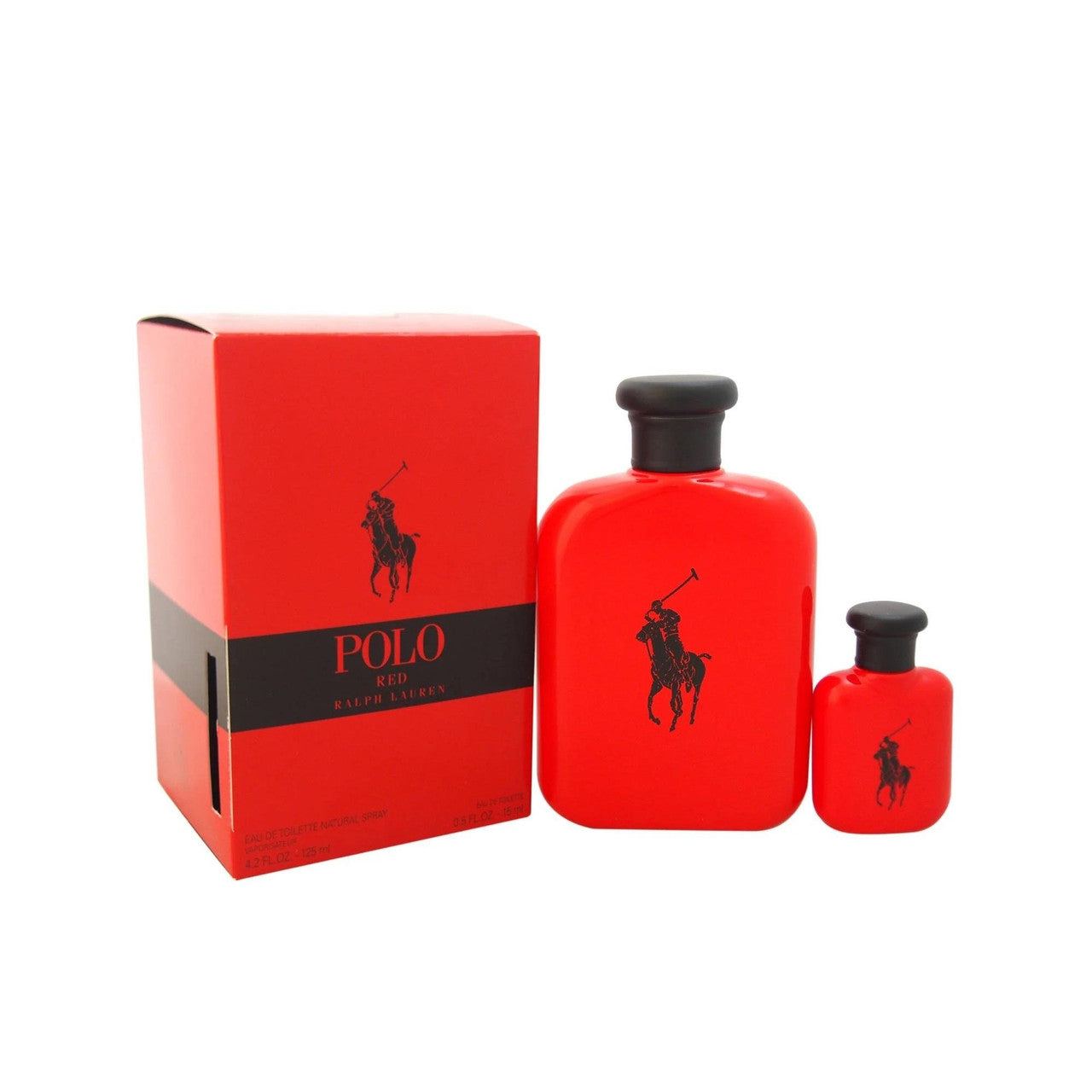 Polo Red 2 Pcs Set for Men: 4.2 Eau de Toilette + 0.5 Eau de Toilette