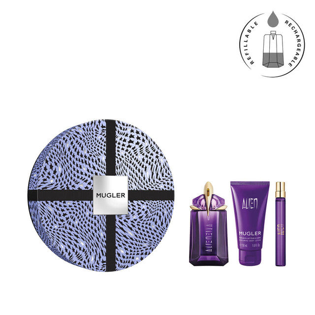 THIERRY MUGLER ALIEN 3 PCS GIFT SET: 2 OZ EAU DE PARFUM SPRAY + 0.33 OZ EAU DE PARFUM SPRAY + 1.7 BODY LOTION