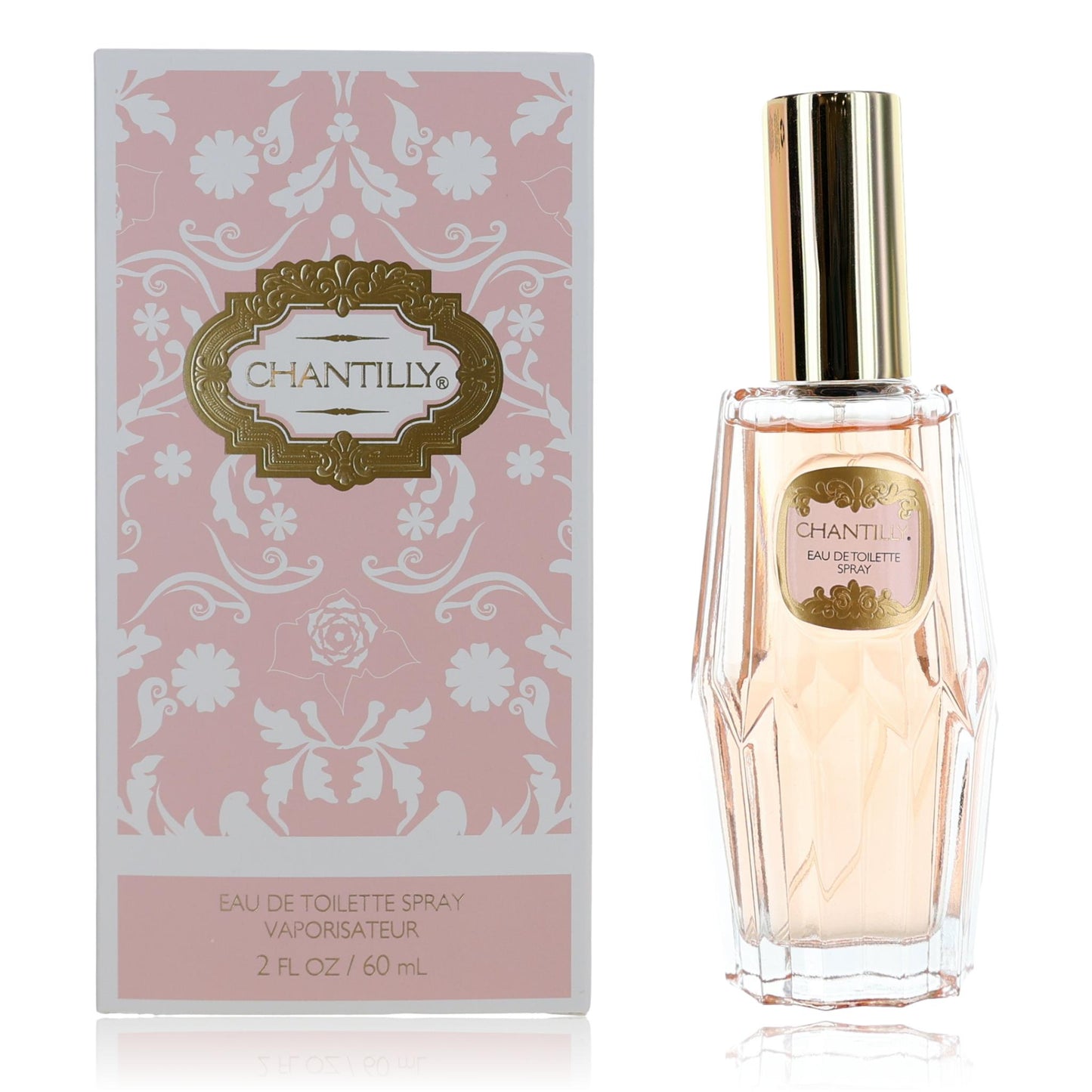 Chantilly de Dana, vaporizador EDT de 2 oz para mujer