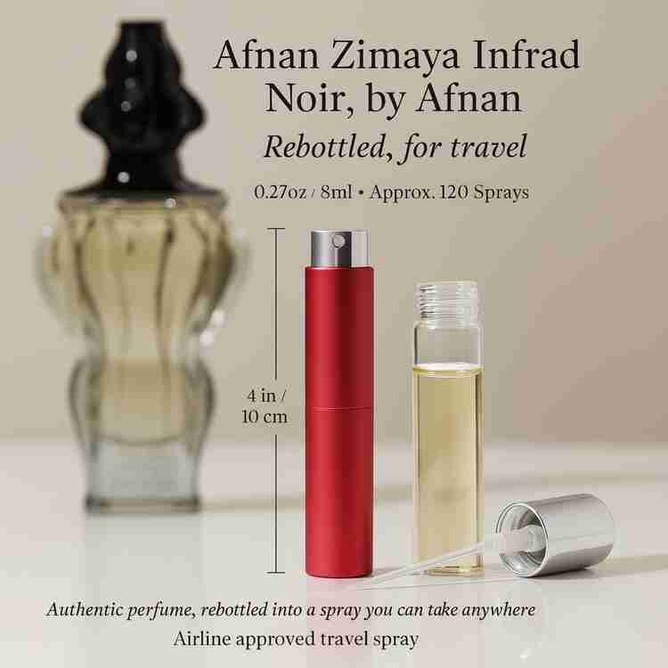 Afnan Zimaya Infrad Noir - Travel Spray