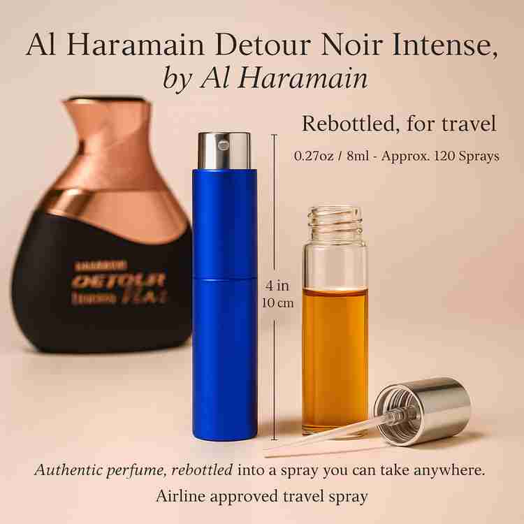 Al Haramain Detour Noir Intense - Travel Spray