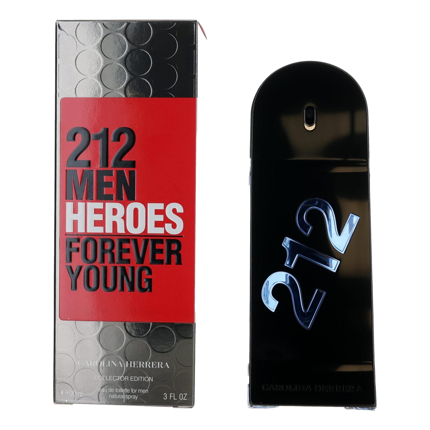 212 Heroes Forever Young de Carolina Herrera, Eau de Toilette en Spray de 3 oz para Hombre
