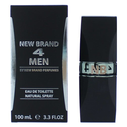 4 Men de New Brand, vaporizador de EDT de 3.3 oz para hombre