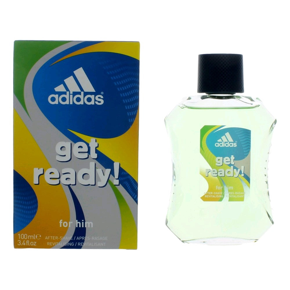 Adidas Get Ready de Adidas, 3.4 oz para después del afeitado para hombres