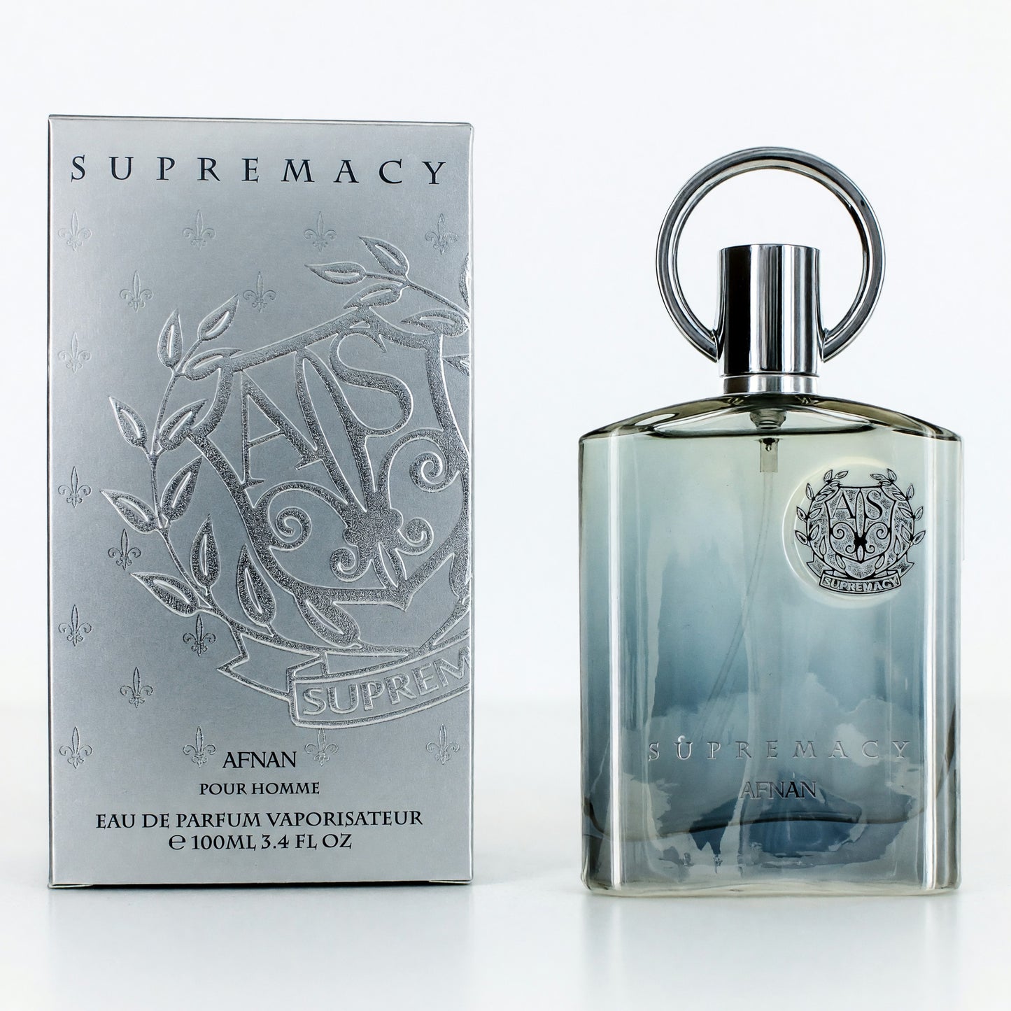 Supremacy Silver de Afnan, Eau de Parfum en espray de 100 ml para hombres