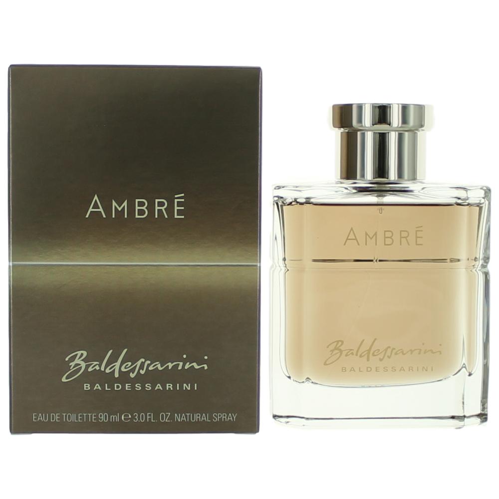 Baldessarini Ambre de Baldessarini, Eau de Toilette en Spray de 3 oz para Hombres