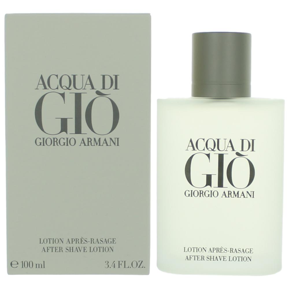 Acqua Di Gio de Giorgio Armani, loción para después del afeitado de 3,4 oz para hombres