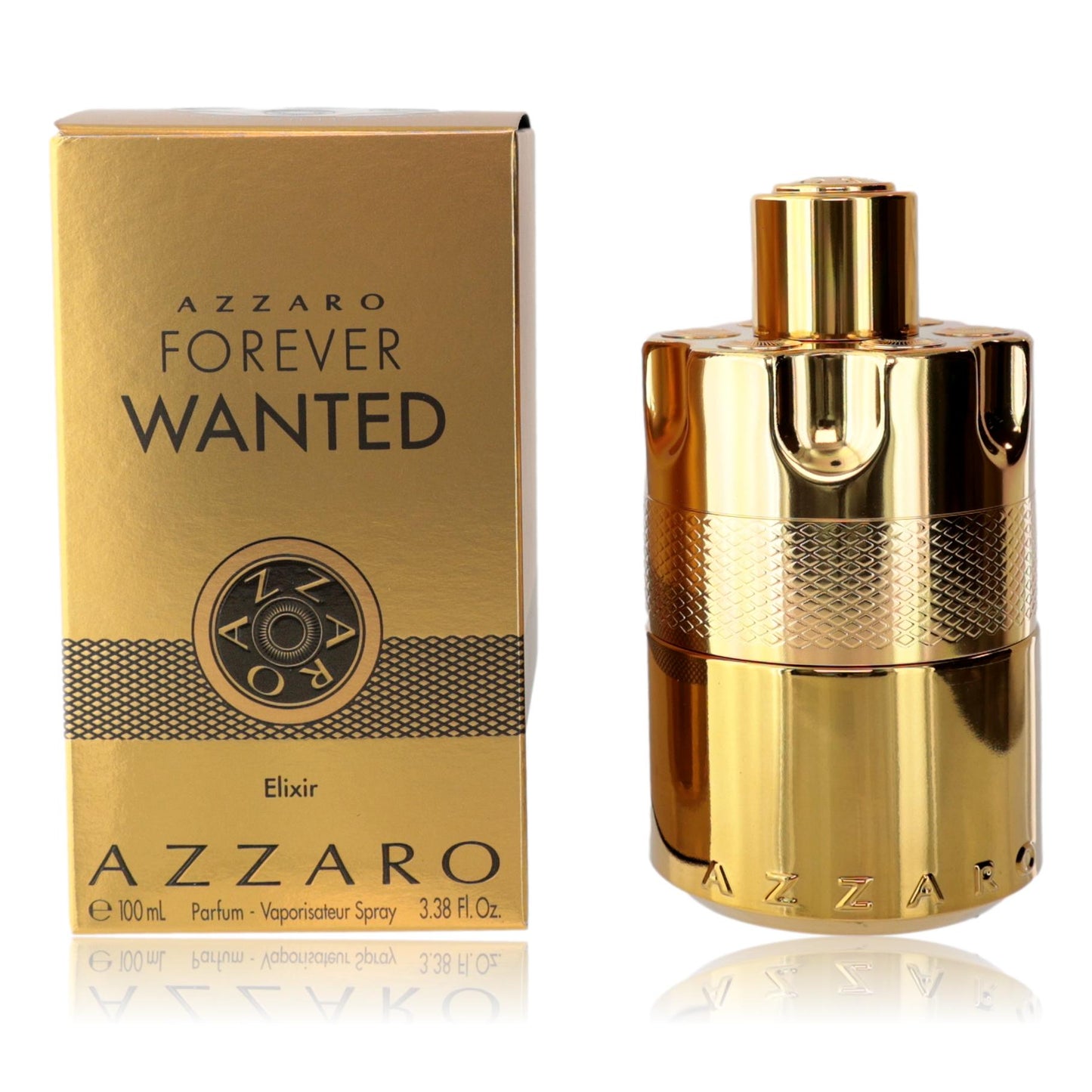 Azzaro Forever Wanted Elixir de Azzaro, Parfum en aerosol de 3.3 oz para hombre