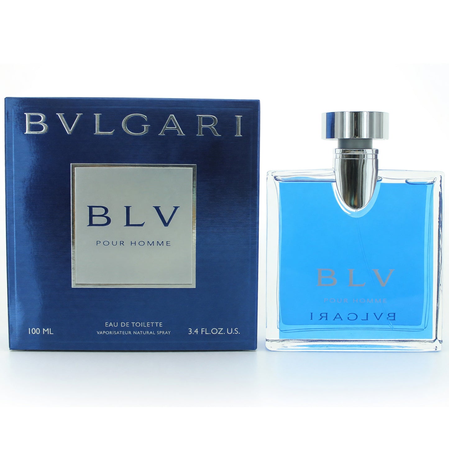 BLV Pour Homme de Bvlgari, vaporizador EDT de 3.4 oz para hombres Bulgari