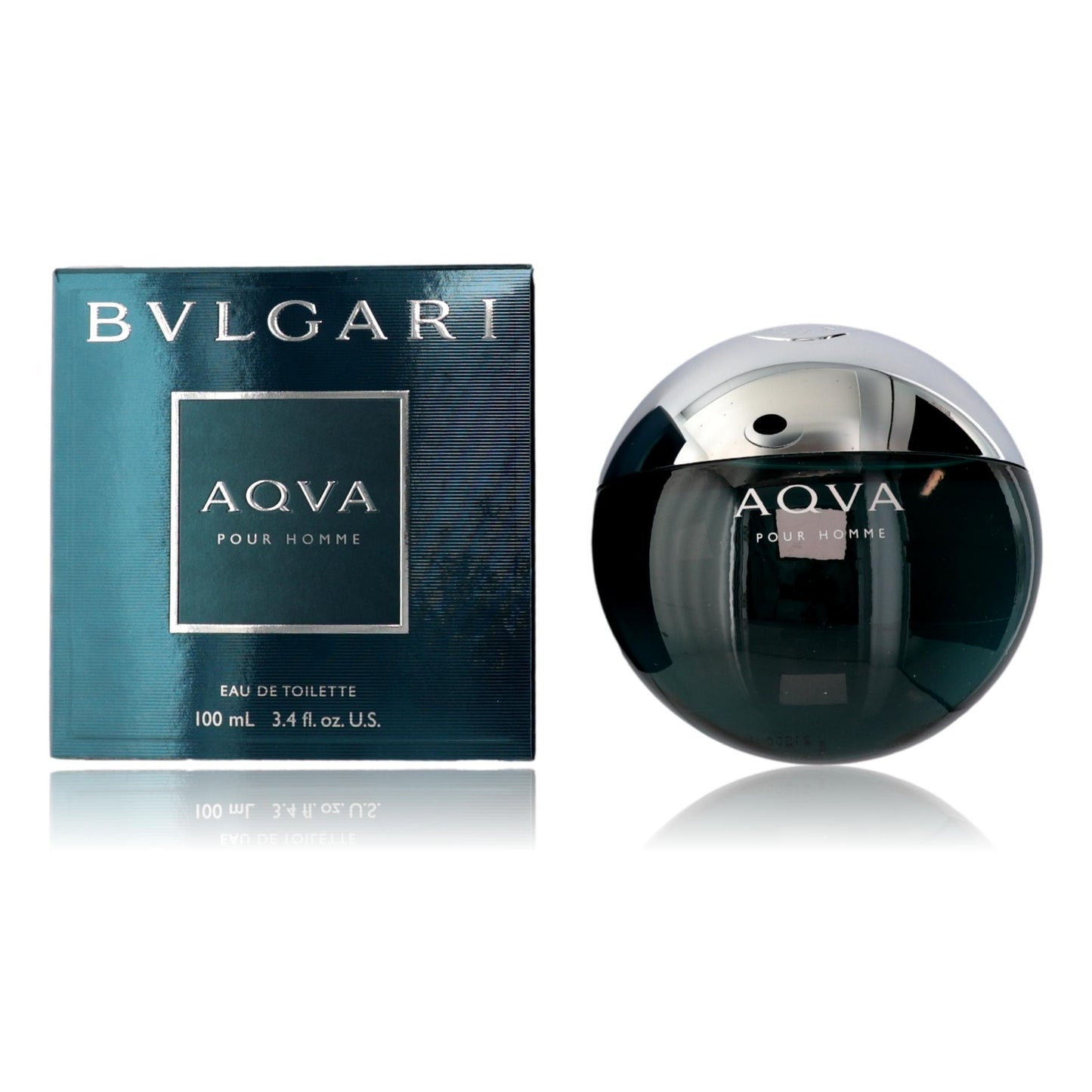 Aqva Pour Homme de Bvlgari, vaporizador EDT de 3.4 oz para Hombres (Aqua)