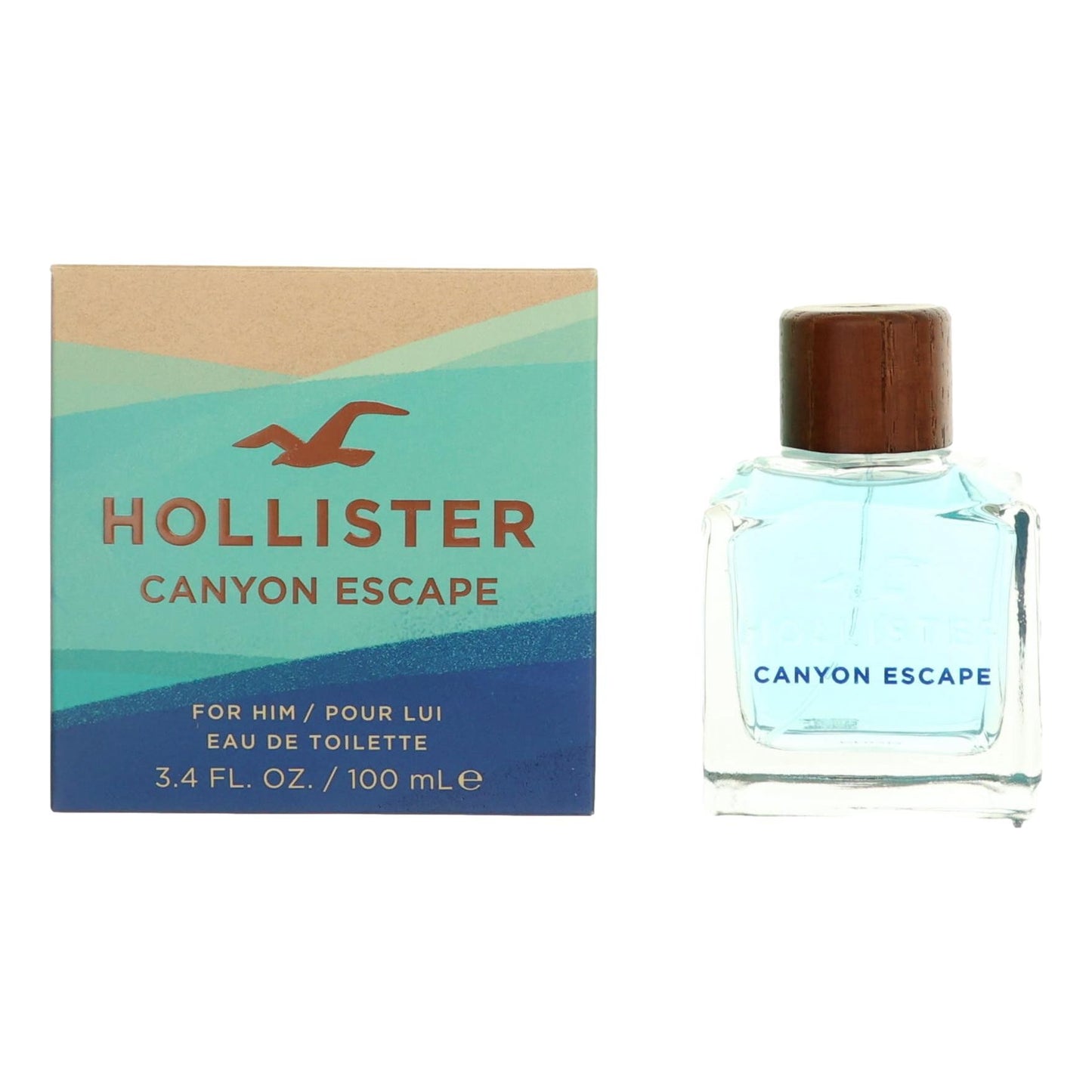 Canyon Escape by Hollister, vaporizador EDT de 100 ml para hombre