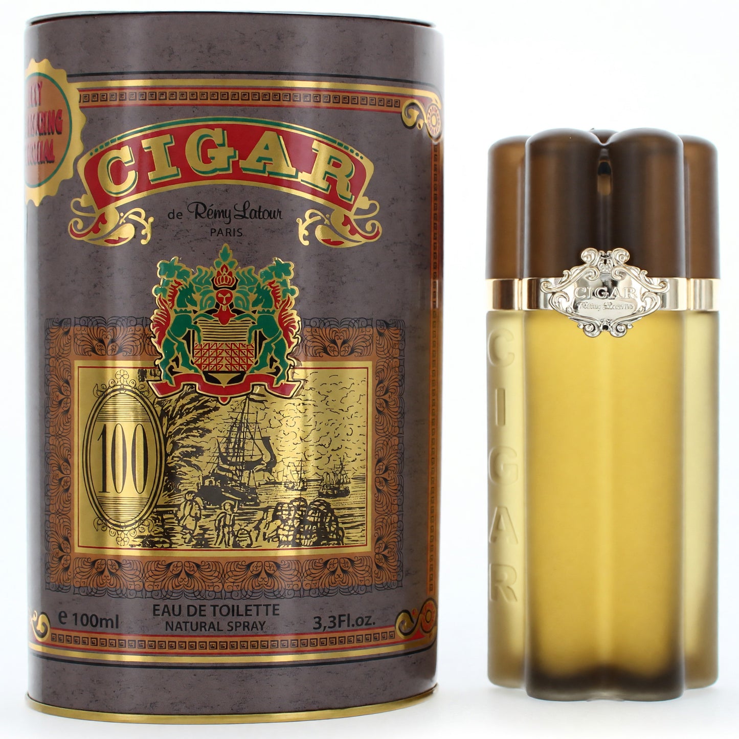Cigar de Remy Latour, vaporizador EDT de 3.3 oz para hombre