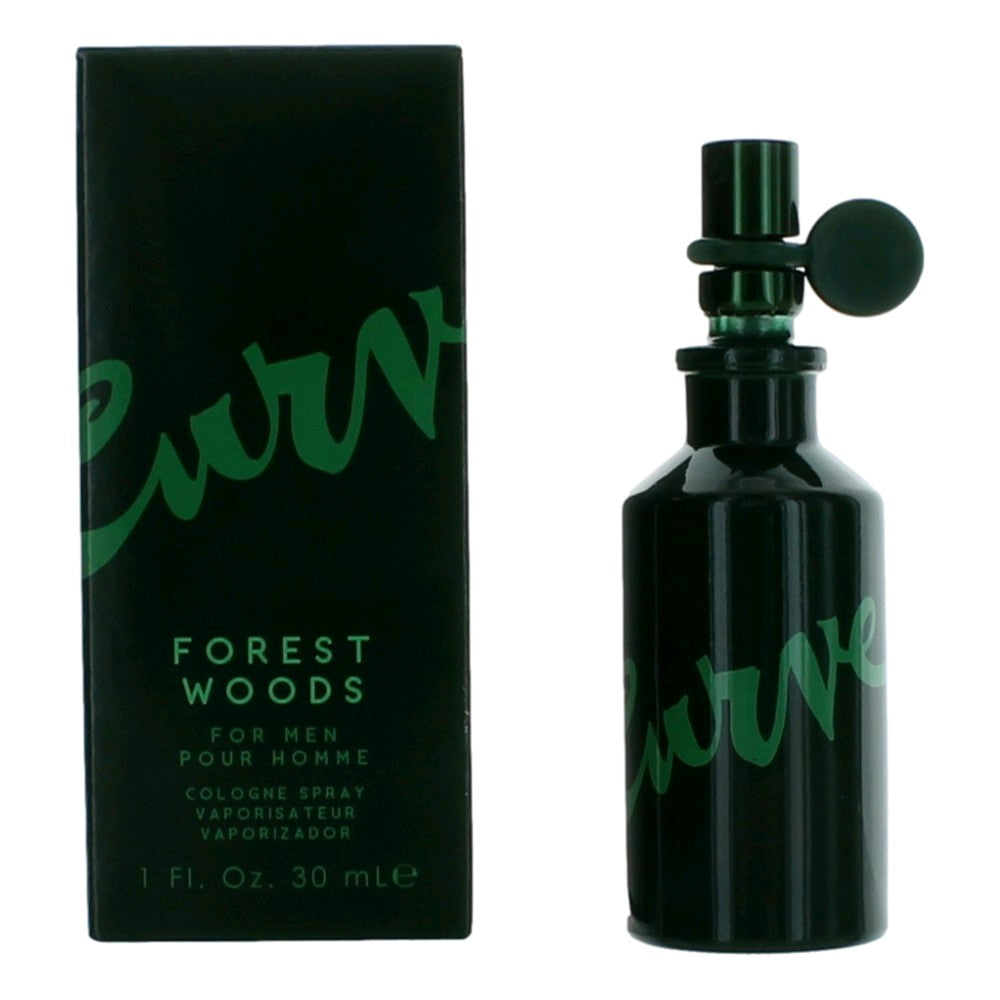 Curve Forest Woods de Liz Claiborne, spray de colonia de 1 oz para hombres