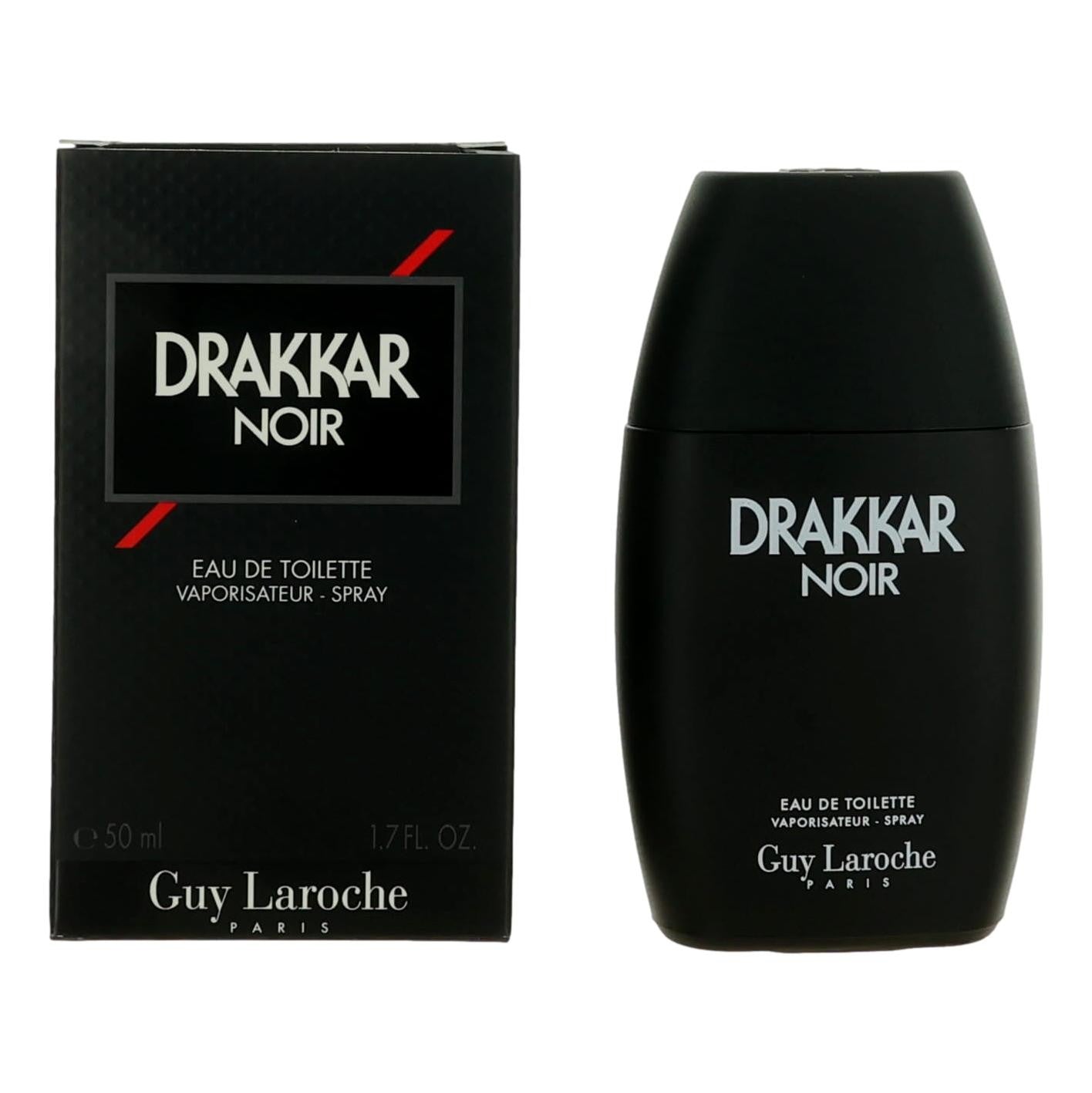 Drakkar Noir de Guy Laroche, Vaporizador EDT de 1.7 oz para Hombres