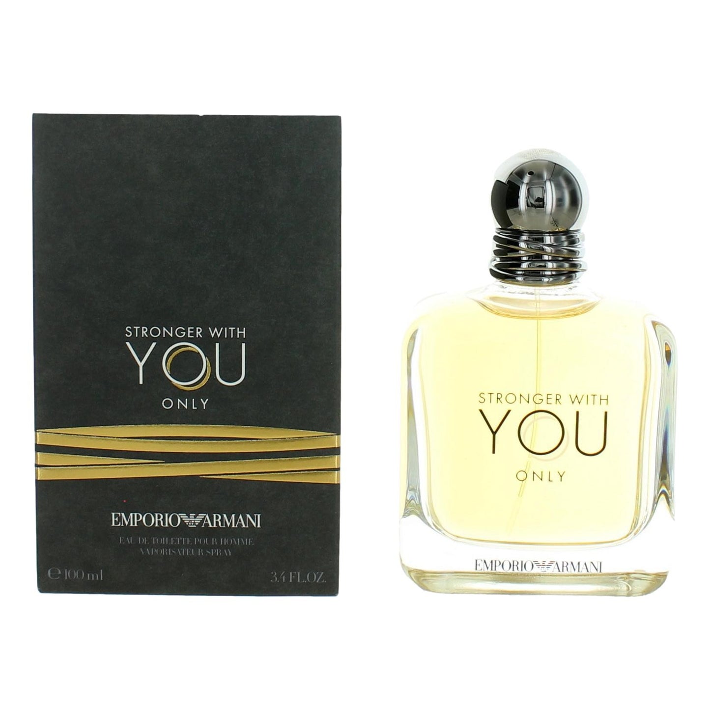 Stronger With You Only de Emporio Armani, EDT Spray de 3.4 oz para Hombre