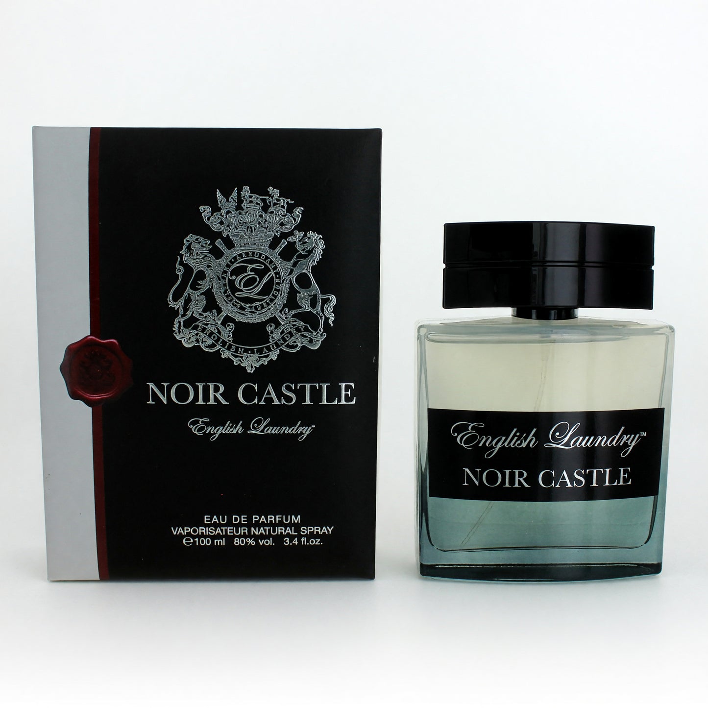 Noir Castle de English Laundry, espray EDP de 3.4 oz para hombres