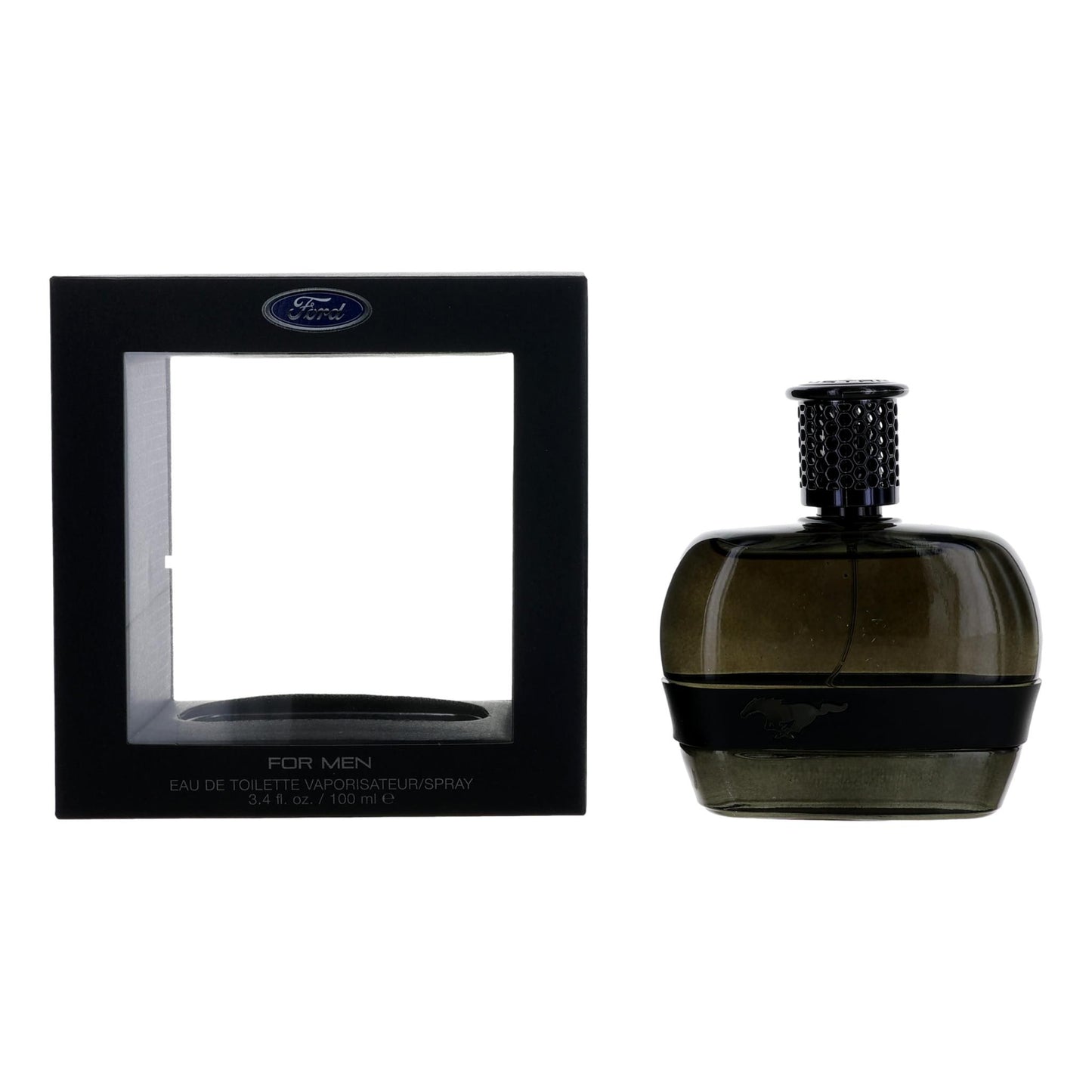 Mustang Black de Mustang, Vaporizador EDT de 3.4 oz para hombres