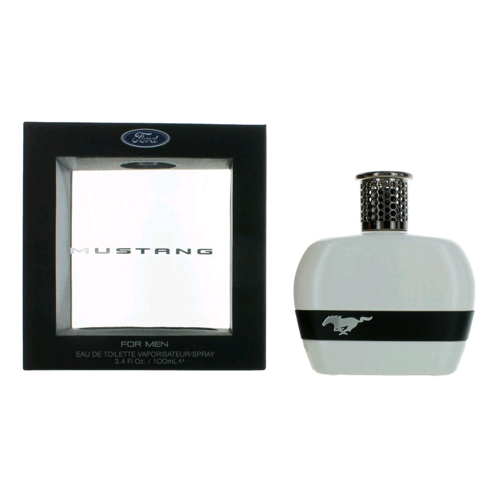 Mustang White de Mustang, Eau de Toilette en Spray de 100 ml para Hombres