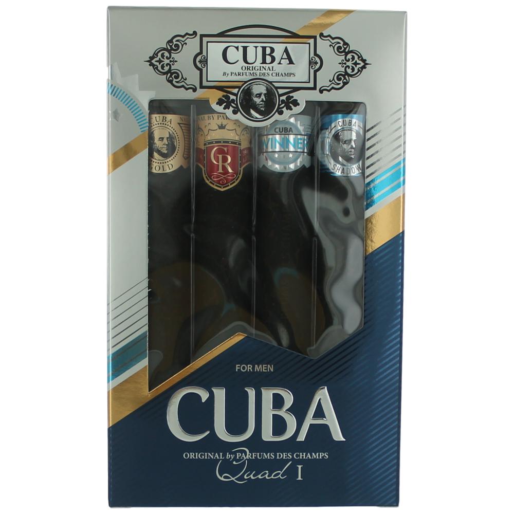 Cuba Quad I de Cuba, Set de regalo de 4 piezas para hombre