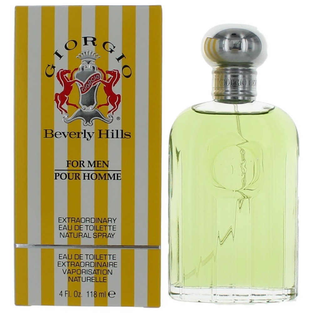 Giorgio by Beverly Hills, espray EDT extraordinario de 4 oz para hombre