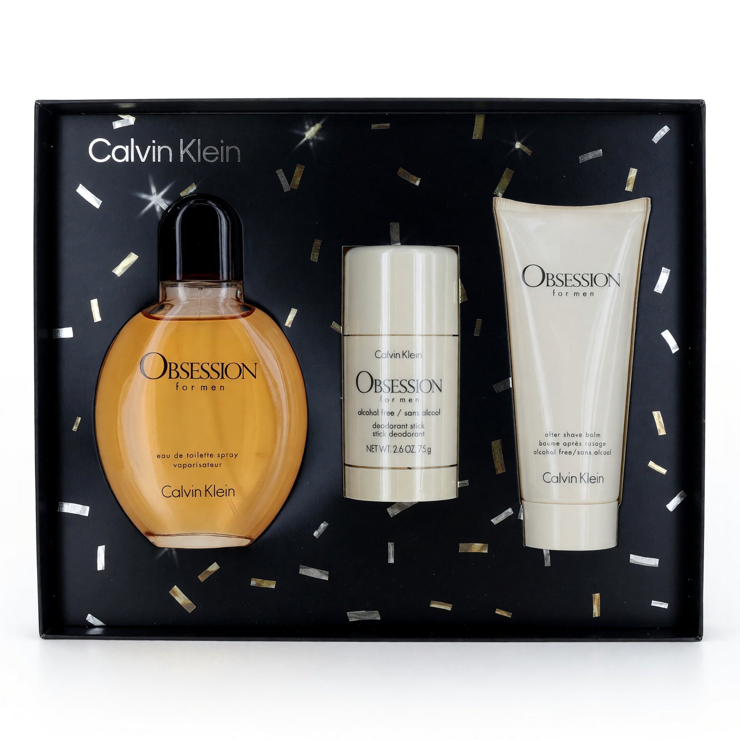 Obsession de Calvin Klein, estuche de regalo de 3 piezas para hombre