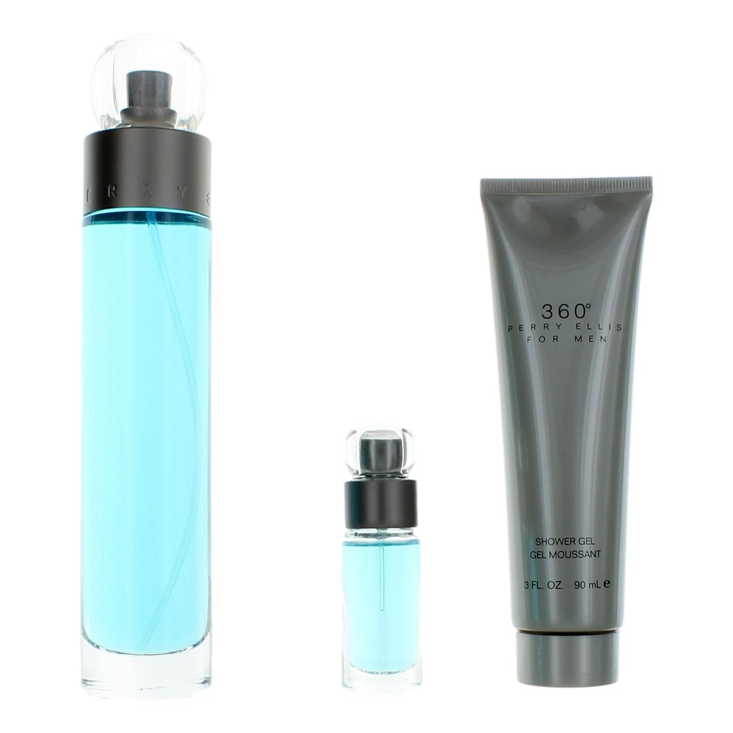 Perry Ellis 360 de Perry Ellis, set de regalo de 3 piezas para hombre.