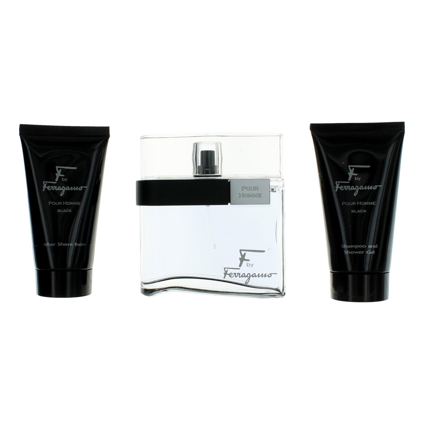 F Black de Salvatore Ferragamo, set de regalo de 3 piezas para hombre