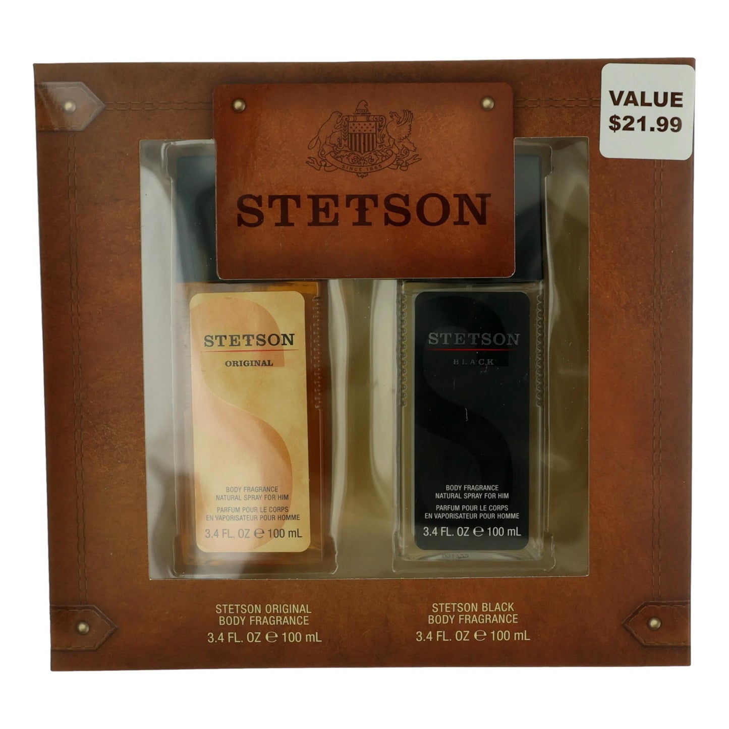 Stetson de Stetson, Set de regalo de 2 piezas para hombre