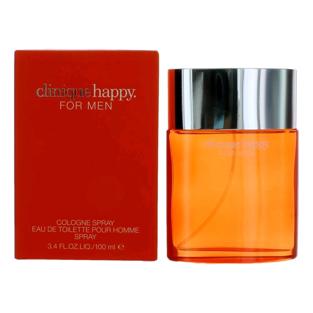 Happy by Clinique, colonia en spray para hombres de 3,4 oz