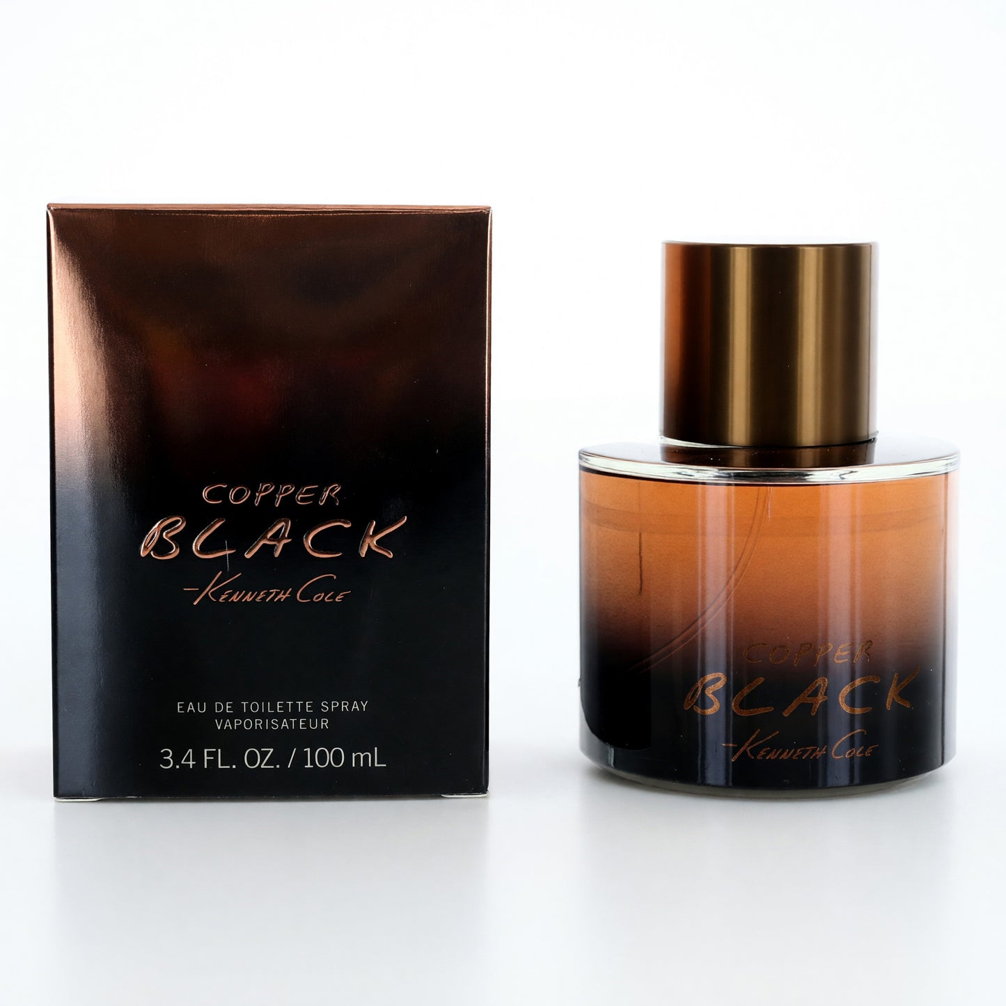 Kenneth Cole Copper Black de Kenneth Cole, vaporizador EDT de 3.4 oz para hombres