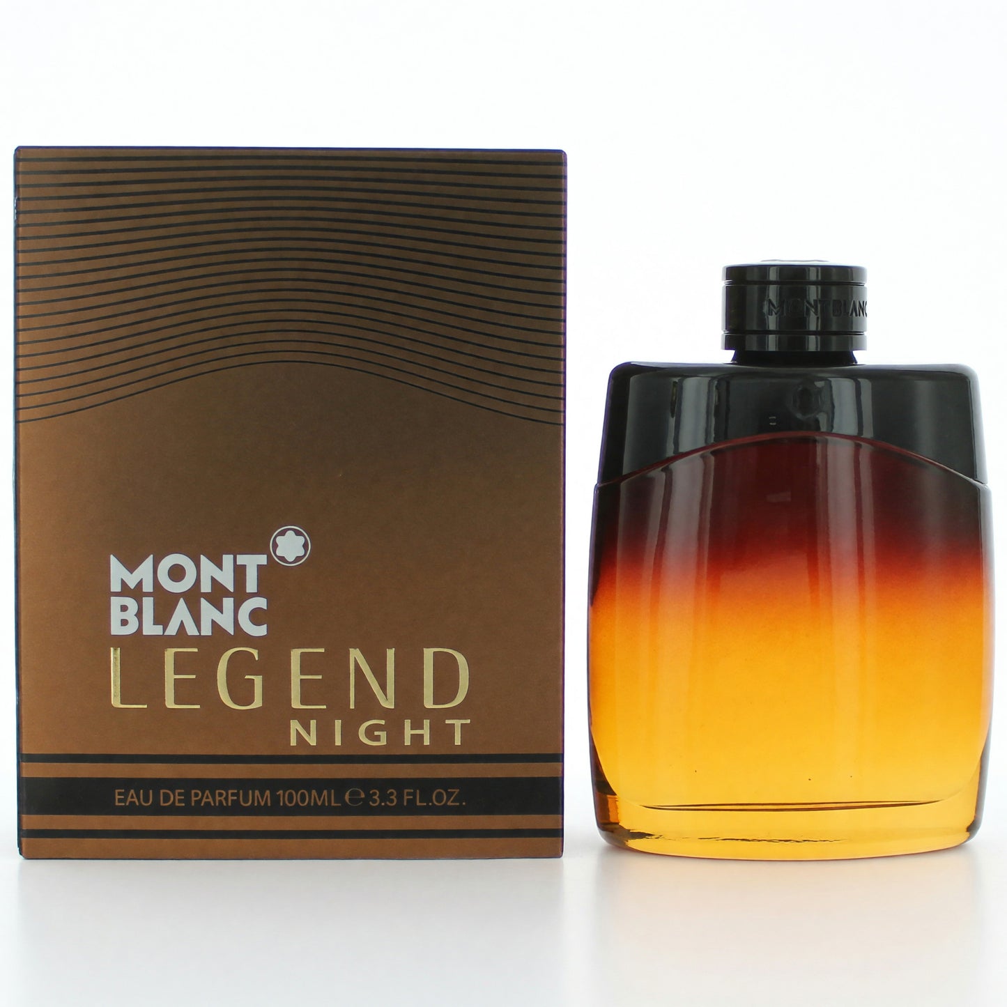Mont Blanc Legend Night de Mont Blanc, Eau de Parfum en spray de 3.3 oz para hombre