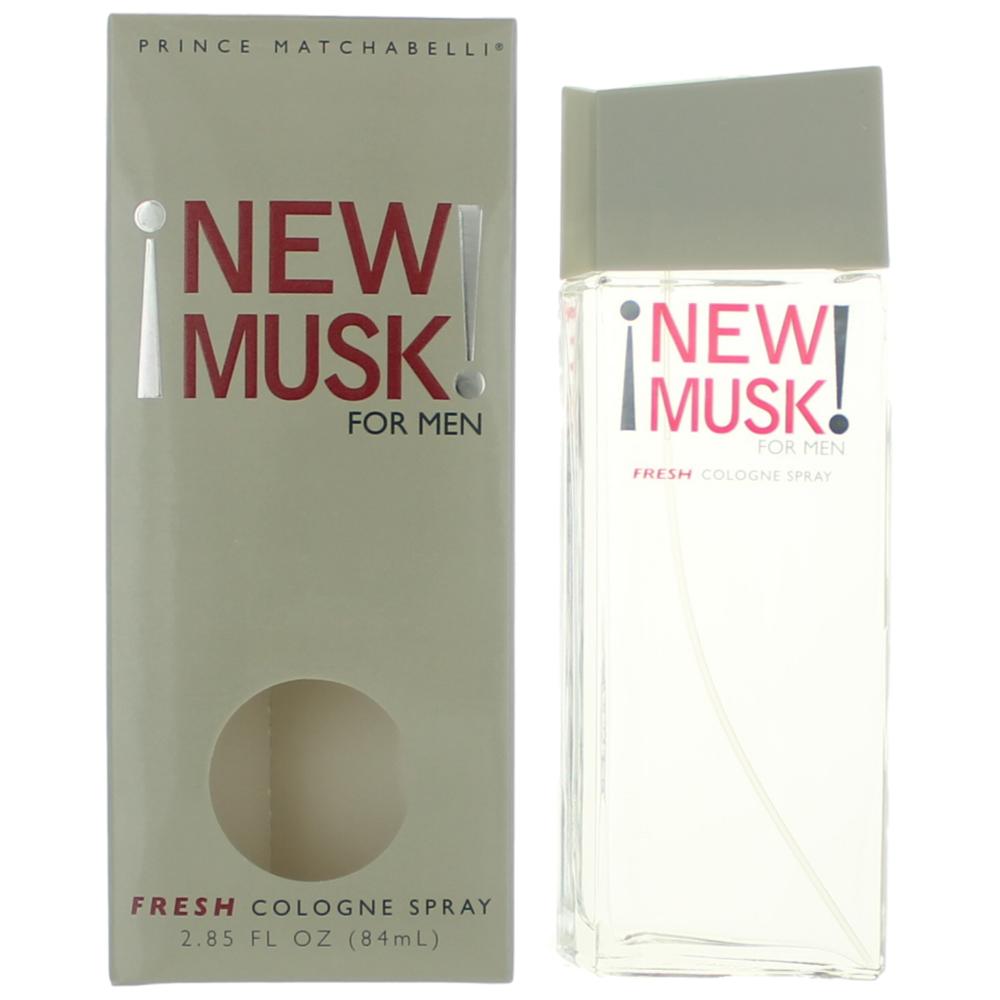 New Musk de Prince Matchabelli, spray de colonia fresca de 2,85 oz para hombres