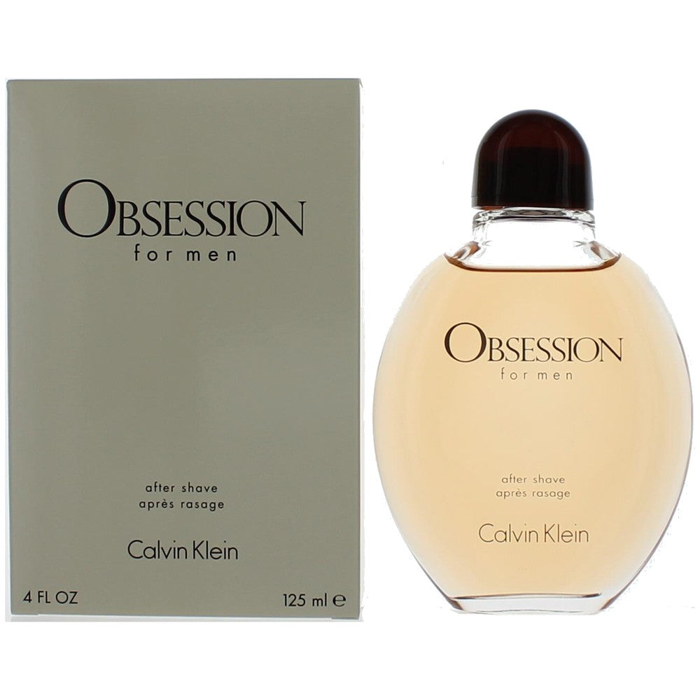 Obsession by Calvin Klein, Loción para después del afeitado de 4 oz para hombres