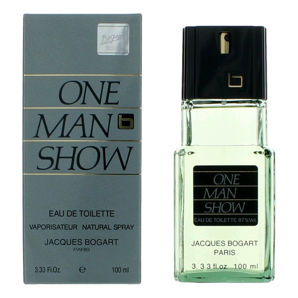 One Man Show de Jacques Bogart, Eau de Toilette en vaporizador de 3.4 oz para hombres