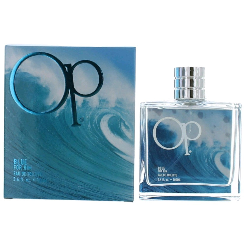 OP Blue For Him de Ocean Pacific, vaporizador de 100 ml EDT para hombre