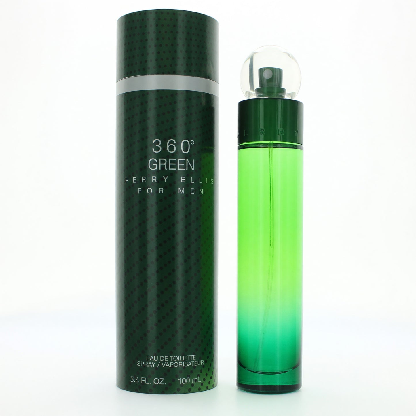 Perry Ellis 360 Green de Perry Ellis, Eau de Toilette en Spray de 3.4 oz para Hombres