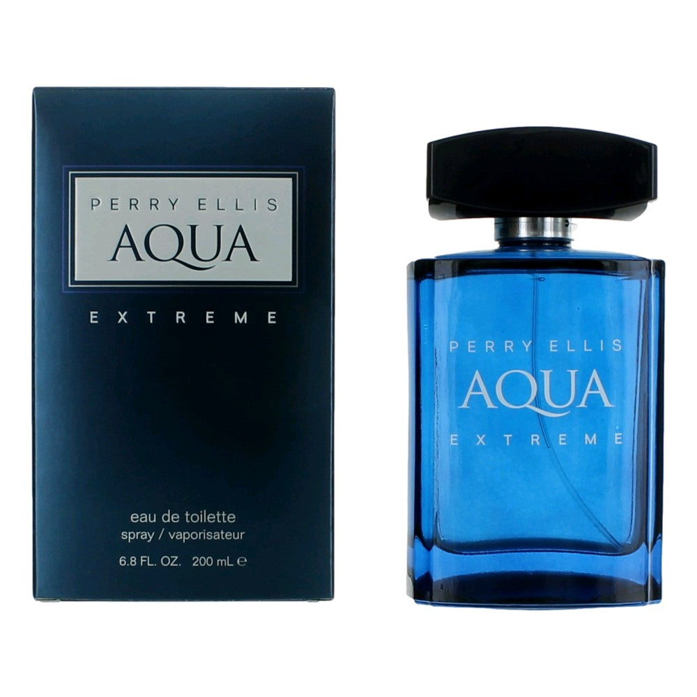 Perry Ellis Aqua Extreme de Perry Ellis, Eau de Toilette en Spray de 200 ml para Hombres