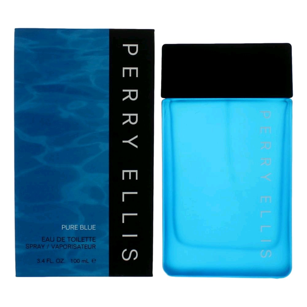 Pure Blue de Perry Ellis, Eau de Toilette en vaporizador de 100 ml para hombres