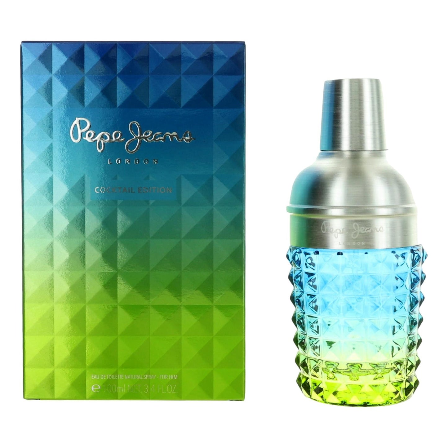 Cocktail de Pepe Jeans London, Eau de Toilette en espray de 3.4 oz para hombres