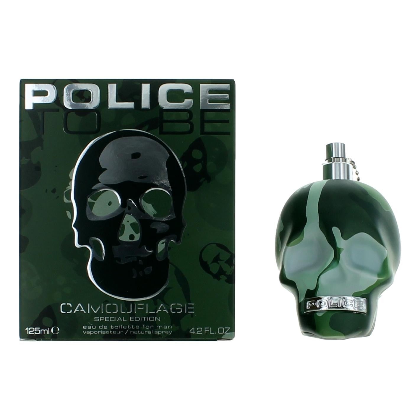 Police To Be Camouflage de Police, vaporizador EDT de 4.2 oz para hombre