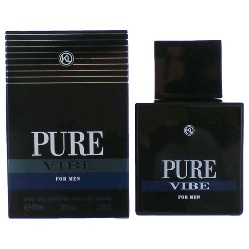 Pure Vibe de Karen Low, Spray EDT de 3.4 oz para Hombres