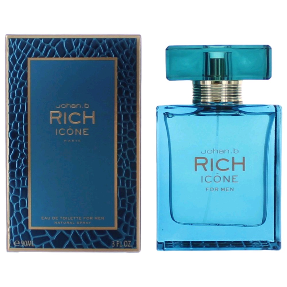 Rich Icone de Johan.b, Eau de Toilette en Spray de 90 ml para Hombre