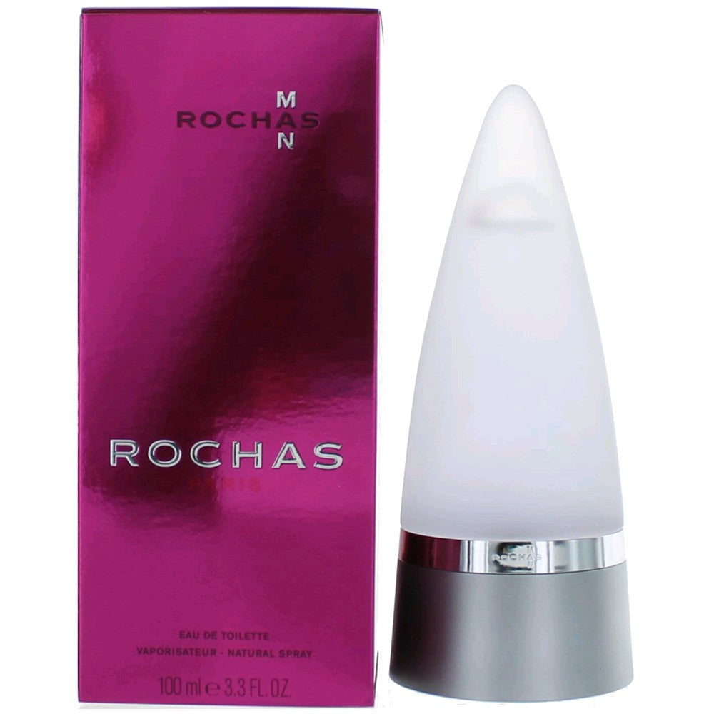 Rochas Man de Rochas, 3.3 oz EDT Spray para Hombre